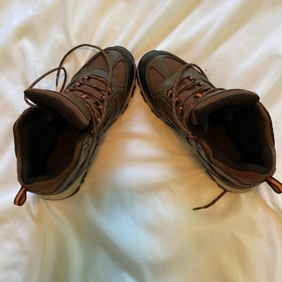 Ozark Trail Tofino Boots Waterproof High Top Faux Leather Upper Lace Brown M 10 - Picture 7 of 9